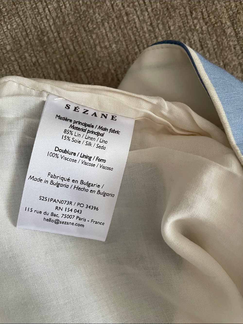 Sezane Tio Trousers - Picture 7 of 7